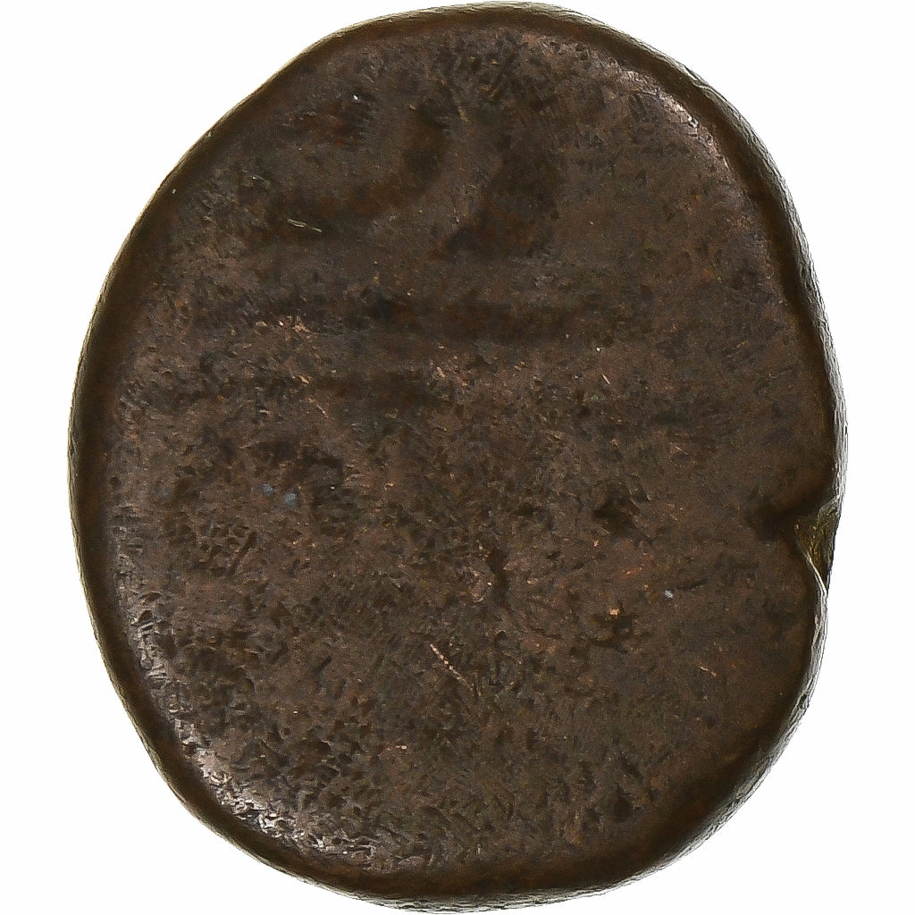 India francese, Doudou, (1836), Pondicherry, Coq, Bronzo, B+