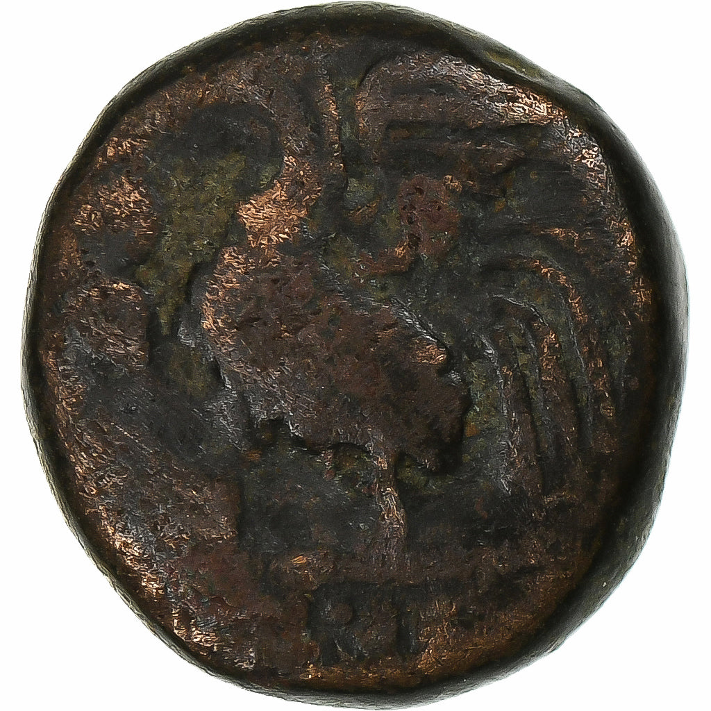Índia Francesa, Doudou, (1836), Pondicherry, Coq, Bronze, VF(30-35)