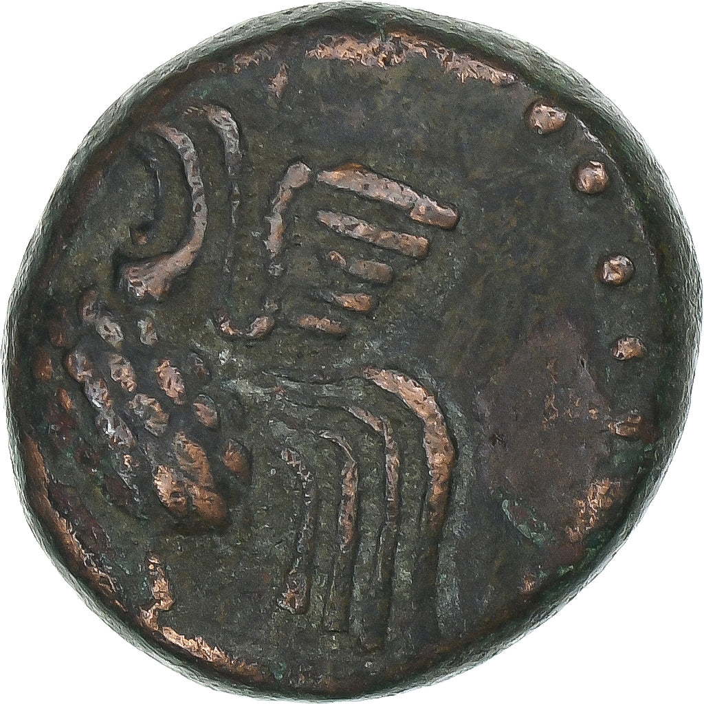 Índia Francesa, Doudou, (1836), Pondicherry, Coq, Bronze, AU(50-53)