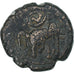 India, Vijayanagar Kingdom, Kasu, Feudal Issue, ca. 1424-1446, Bronze, VF(30-35)