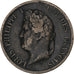 Colonie francesi, Louis - Philippe, 10 Cents, 1843, Paris, Bronzo, MB+