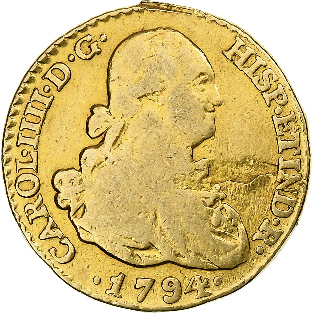 Espagne, Charles IV, Escudo, 1794, Madrid, Or, TB+, KM:434