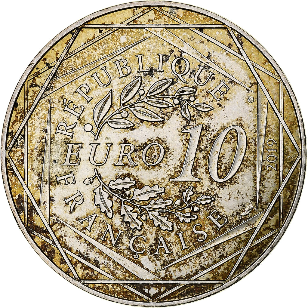 France, 10 Euro, Pièce d'Histoire - Louis XVI, 2019, MDP, Argent, SUP+