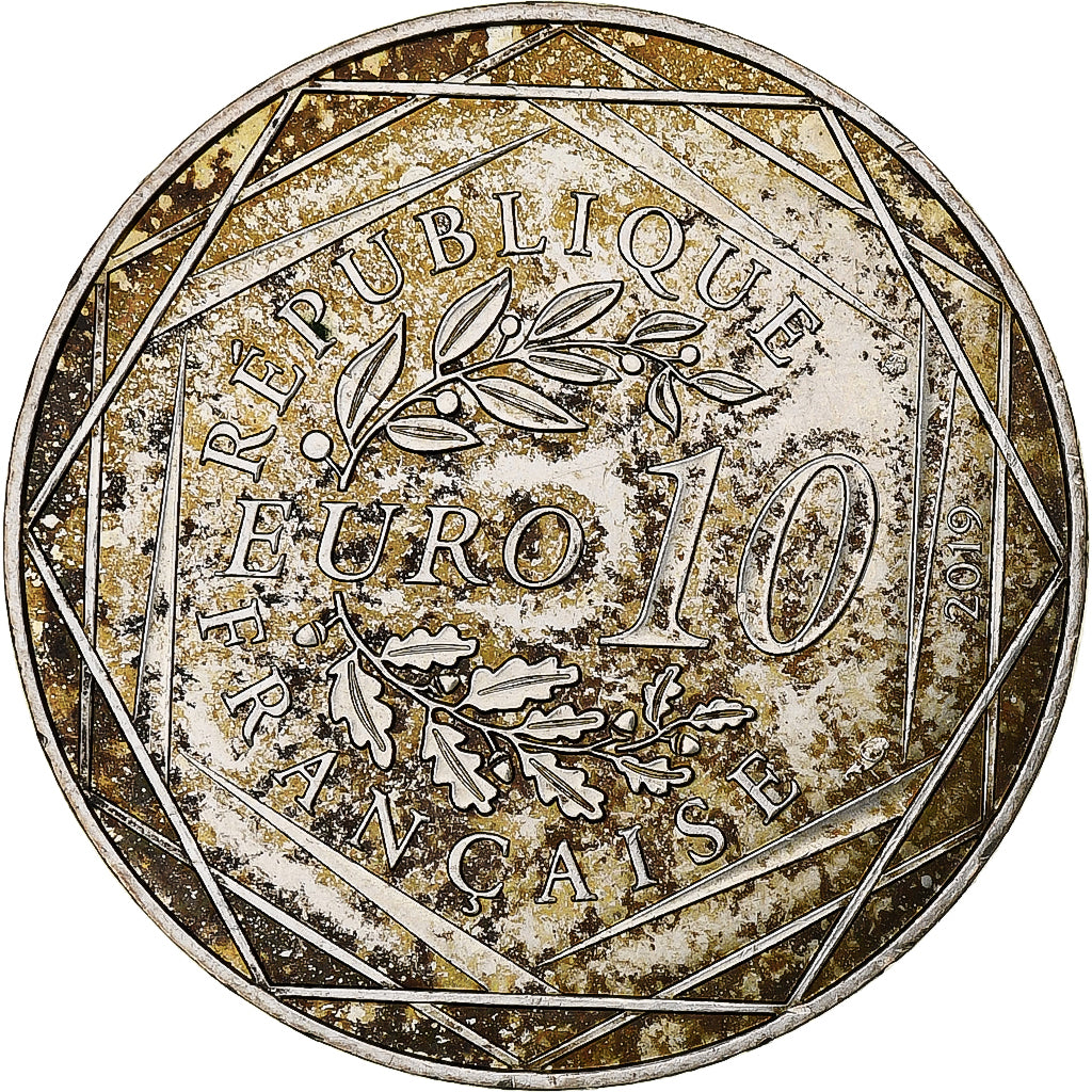 Francja, 10 Euro, Pièce d'Histoire - Jacques Cartier, 2019, MDP, Srebro
