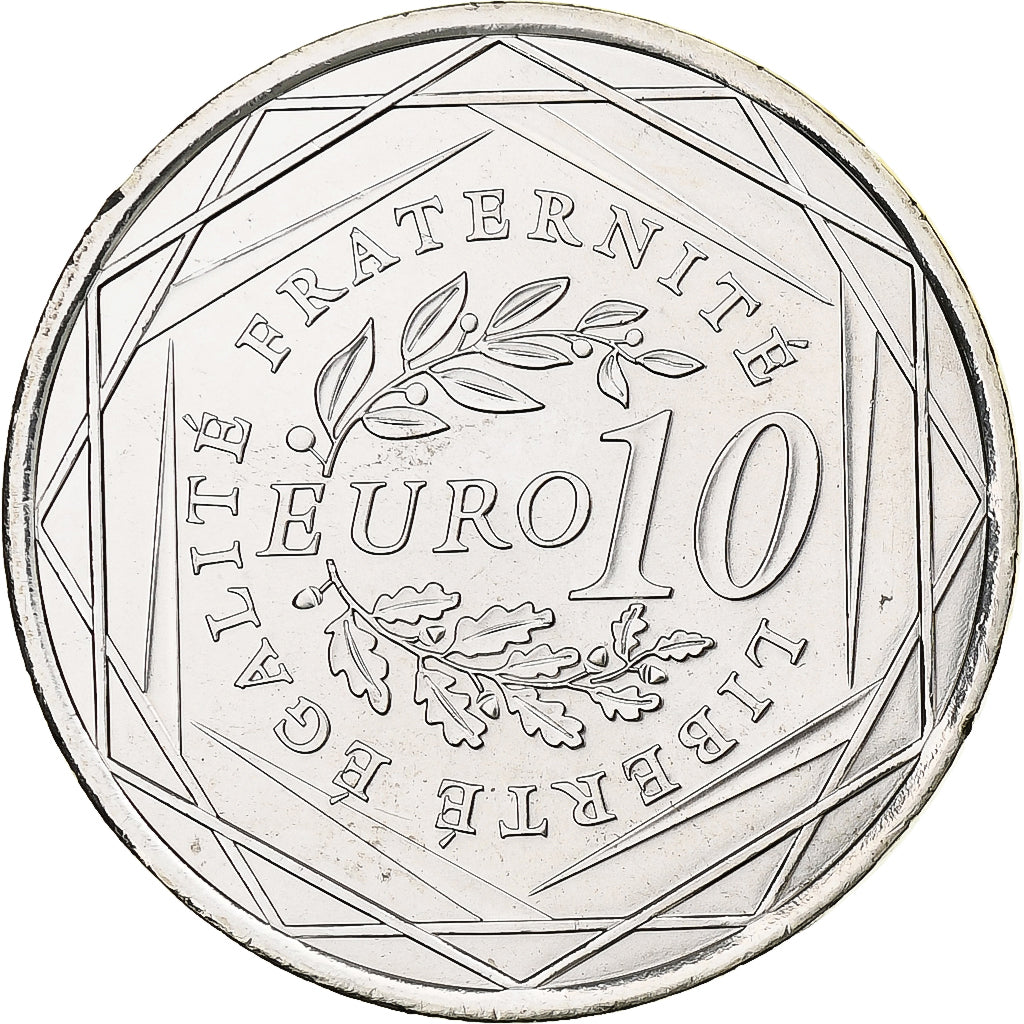 Francia, 10 Euro, Semeuse, 2009, MDP, Argento, FDC