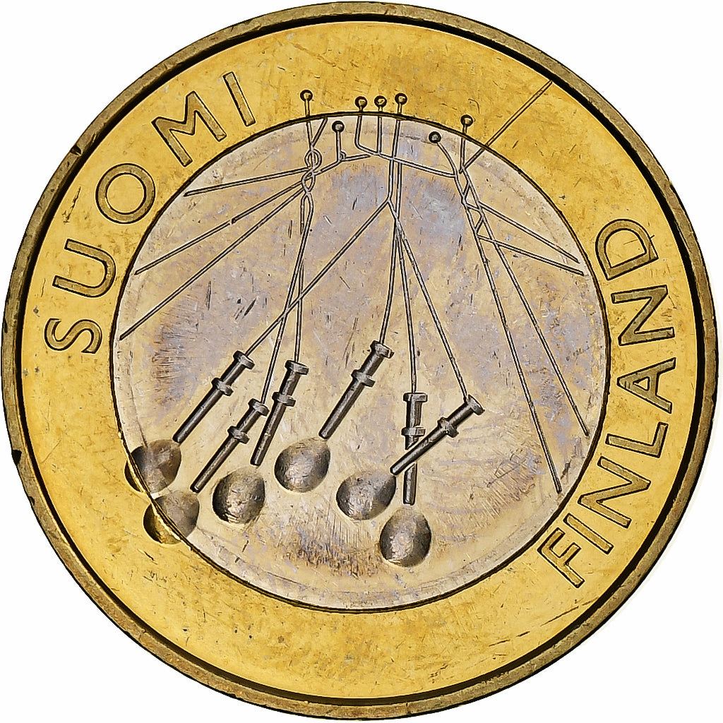 Finnland, 5 Euro, Satakunta, 2010, Vantaa, Bi-Metallic, VZ+, KM:156