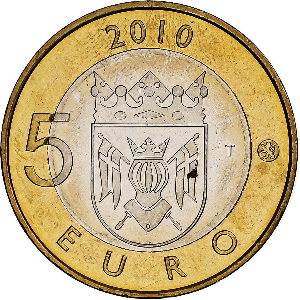 Finlande, 5 Euro, Finland Proper, 2010, Vantaa, Bimétallique, SUP+, KM:158