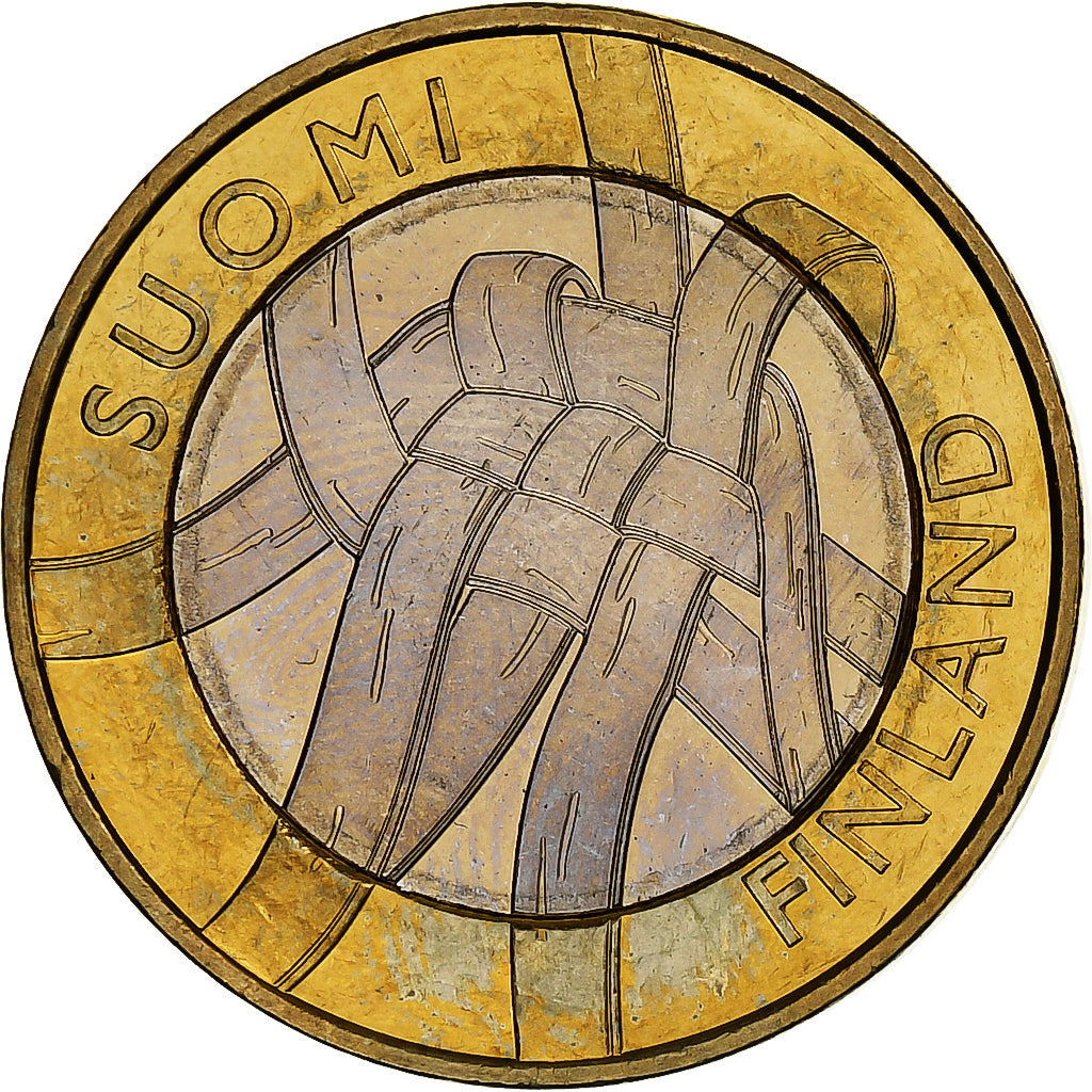 Finlandia, 5 Euro, Provinces - Karelia, 2011, Vantaa, Bimetálico, EBC+, KM:159