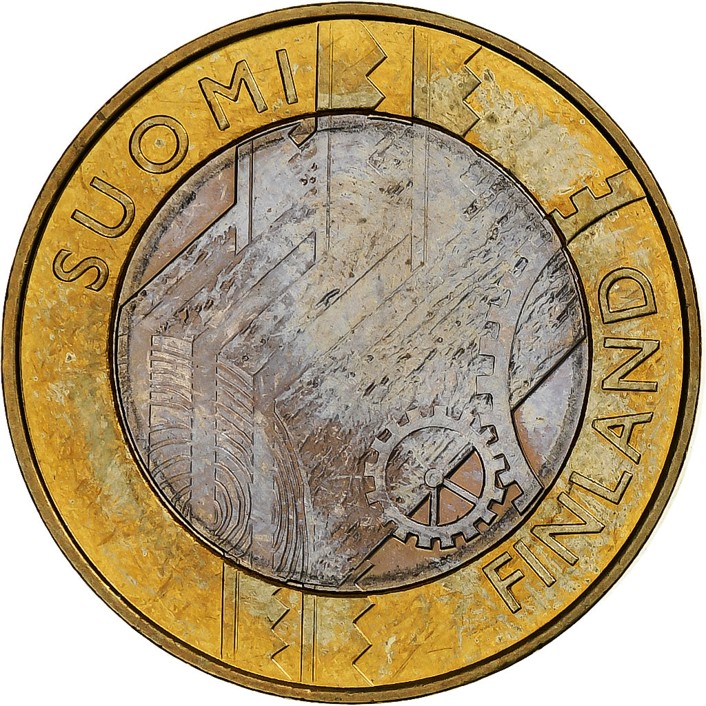 Finland, 5 Euro, Uusimaa, 2011, Vantaa, Bi-Metallic, MS(60-62), KM:160
