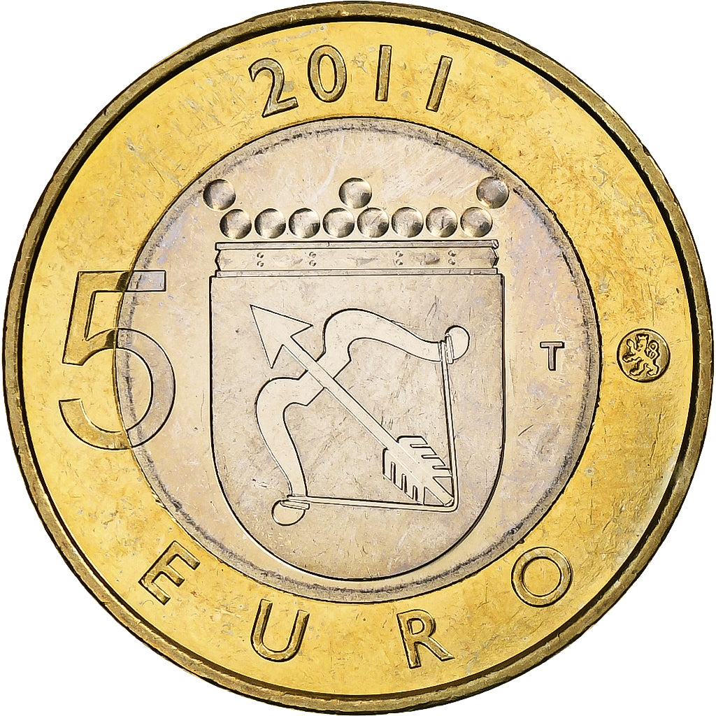Finlande, 5 Euro, Provinces - Savonia, 2011, Vantaa, Bimétallique, SUP+, KM:162