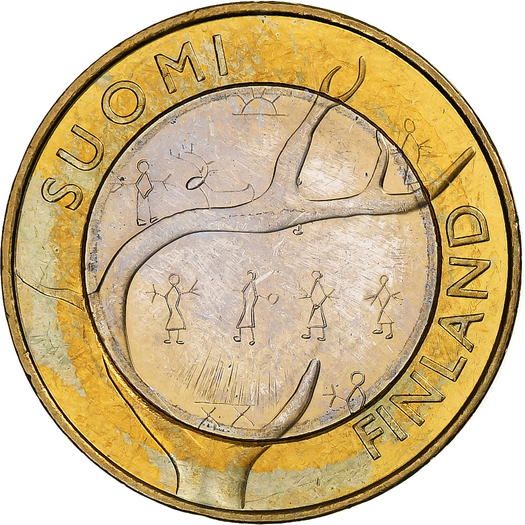 Finlande, 5 Euro, Lapland, 2011, Vantaa, Bimétallique, SUP+, KM:170
