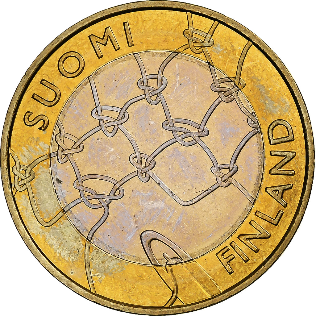 Finlandia, 5 Euro, Åland, 2011, Vantaa, Bimetaliczny, MS(60-62), KM:177