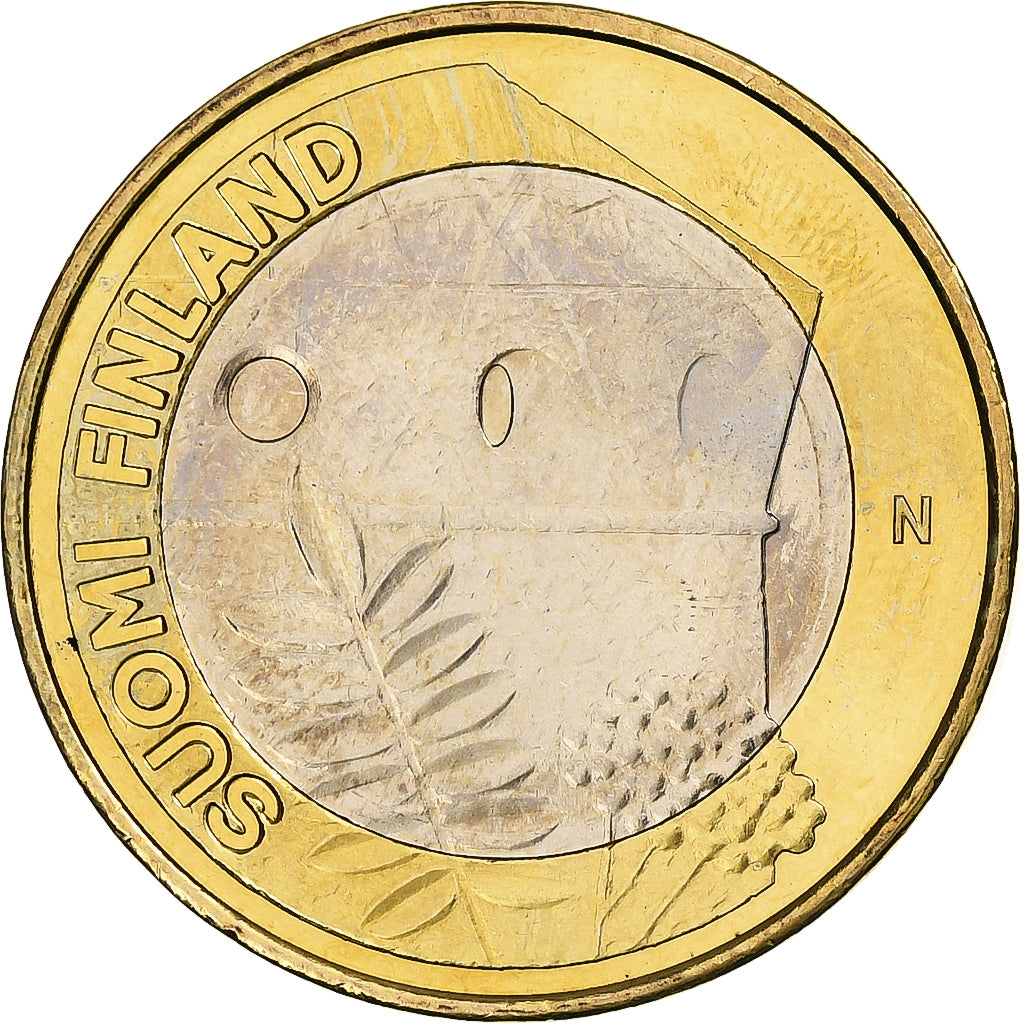 Finlande, 5 Euro, St. Olaf Castle, 2013, Vantaa, Bimétallique, SUP+, KM:199