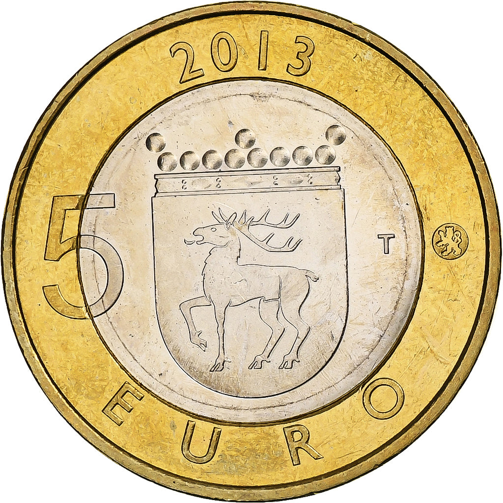 Finland, 5 Euro, Sälskär Lighthouse, 2013, Vantaa, Bi-Metallic, PR+, KM:200