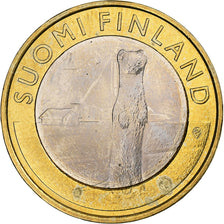 Finlande, 5 Euro, Stoat in Ostrobothnia, 2015, Vantaa, Bimétallique, SUP+