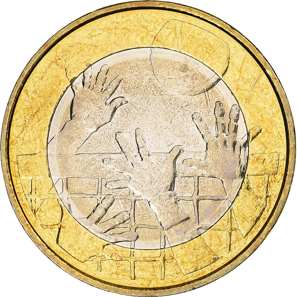 Finlande, 5 Euro, Volleyball, 2015, Vantaa, Bimétallique, SUP+, KM:234