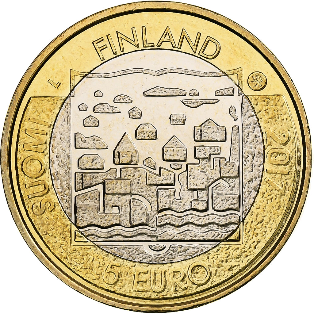 Finlande, 5 Euro, Risto Heikki Ryti, 2017, Vantaa, Bimétallique, SUP+, KM:257