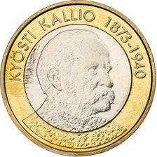Finlande, 5 Euro, Kyosti Kallio, 2016, Vantaa, Bimétallique, SUP+, KM:290