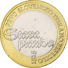 Slovénie, 3 Euro, Stara Prauda, 2015, Bimétallique, SUP+, KM:123
