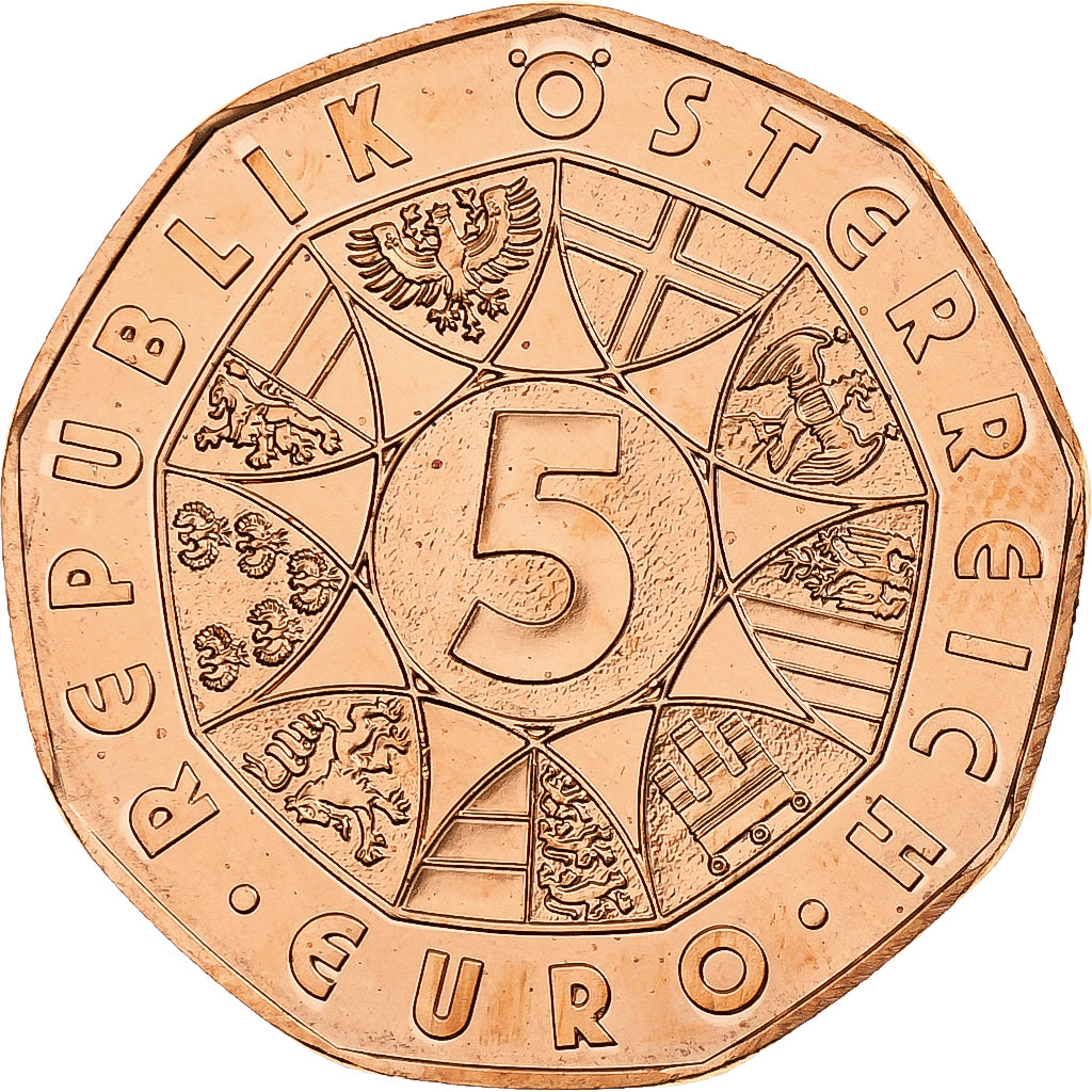 Austria, 5 Euro, Arctic Adventure, 2014, Vienna, Cobre, SC