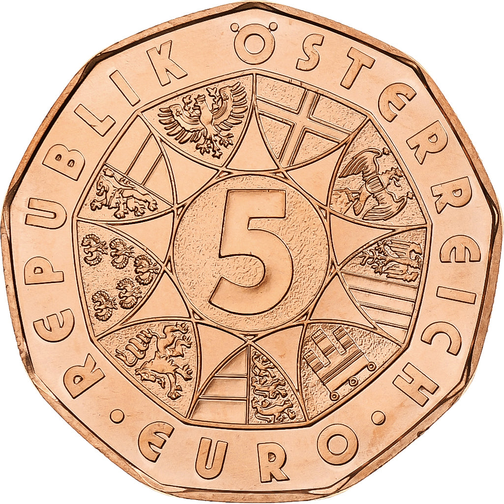Austria, 5 Euro, New Year: Operetta Bat and the Ball, 2015, Vienna, Rame, SPL