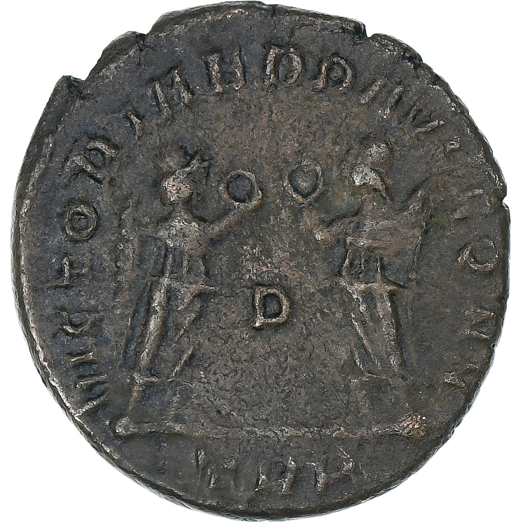 Constans, Follis, 347-348, Trier, Bronzo, BB, RIC:195