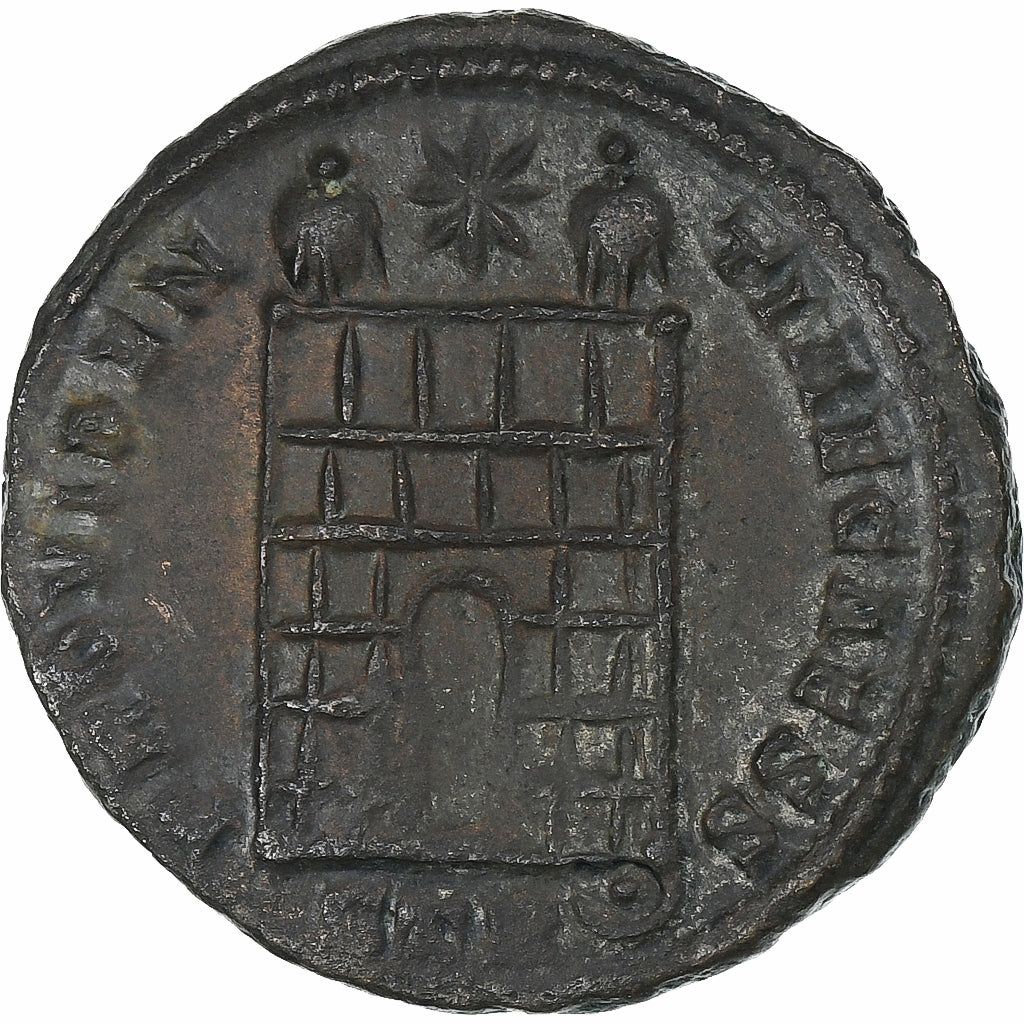 Constantine II, Follis, 326, Trier, Bronce, MBC+, RIC:479