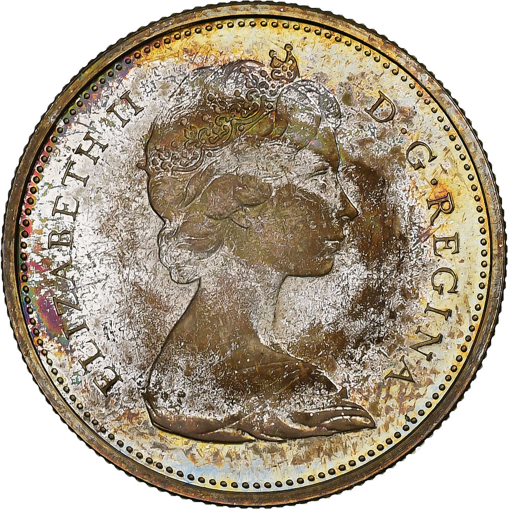Canada, Elizabeth II, 25 Cents, 1967, Ottawa, Argento, SPL, KM:68
