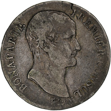 Francia, Bonaparte Premier Consul, 5 Francs, An 12, Paris, Plata, BC+
