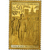 Francja, medal, Hommage au Général de Gaulle, Brazzaville 1944, n.d., Złoto