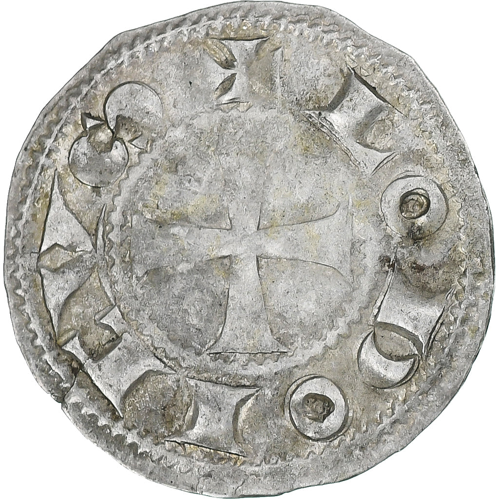 Francja, Comté d'Angoulême, Louis IV d'Outremer, Denier, c. 1180-1220