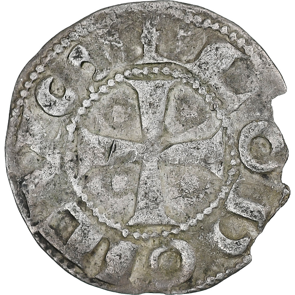 Francja, Comté d'Angoulême, Louis IV d'Outremer, Denier, c. 1180-1220