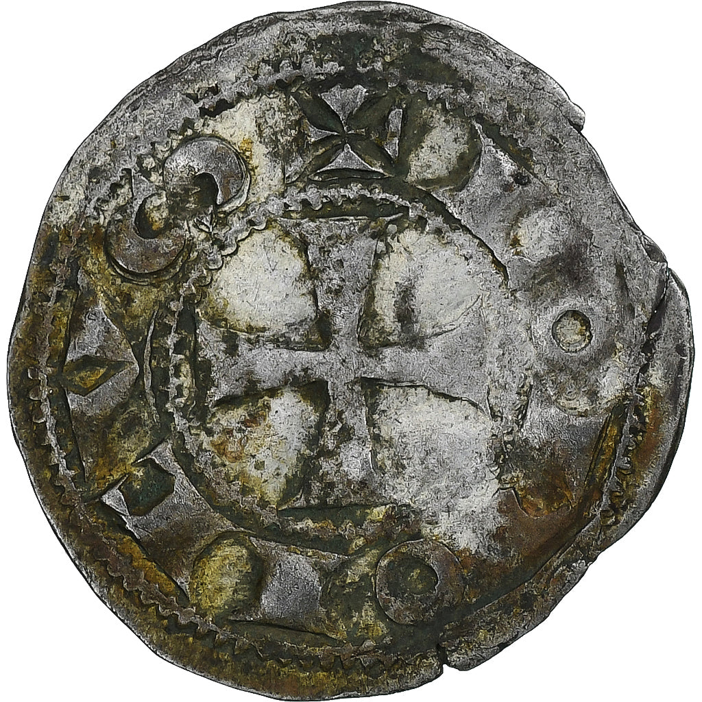 Francja, Comté d'Angoulême, Louis IV d'Outremer, Denier, c. 1180-1220