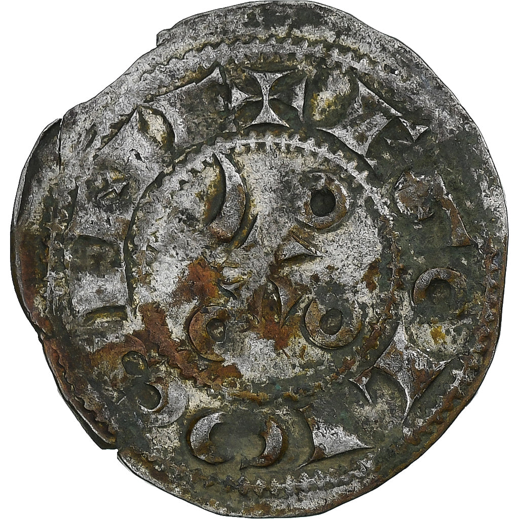 Francja, Comté d'Angoulême, Louis IV d'Outremer, Denier, c. 1180-1220