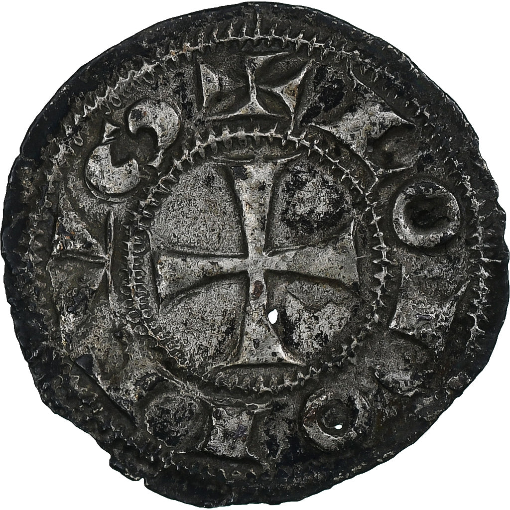 França, Comté d'Angoulême, Louis IV d'Outremer, Denier, c. 1180-1220