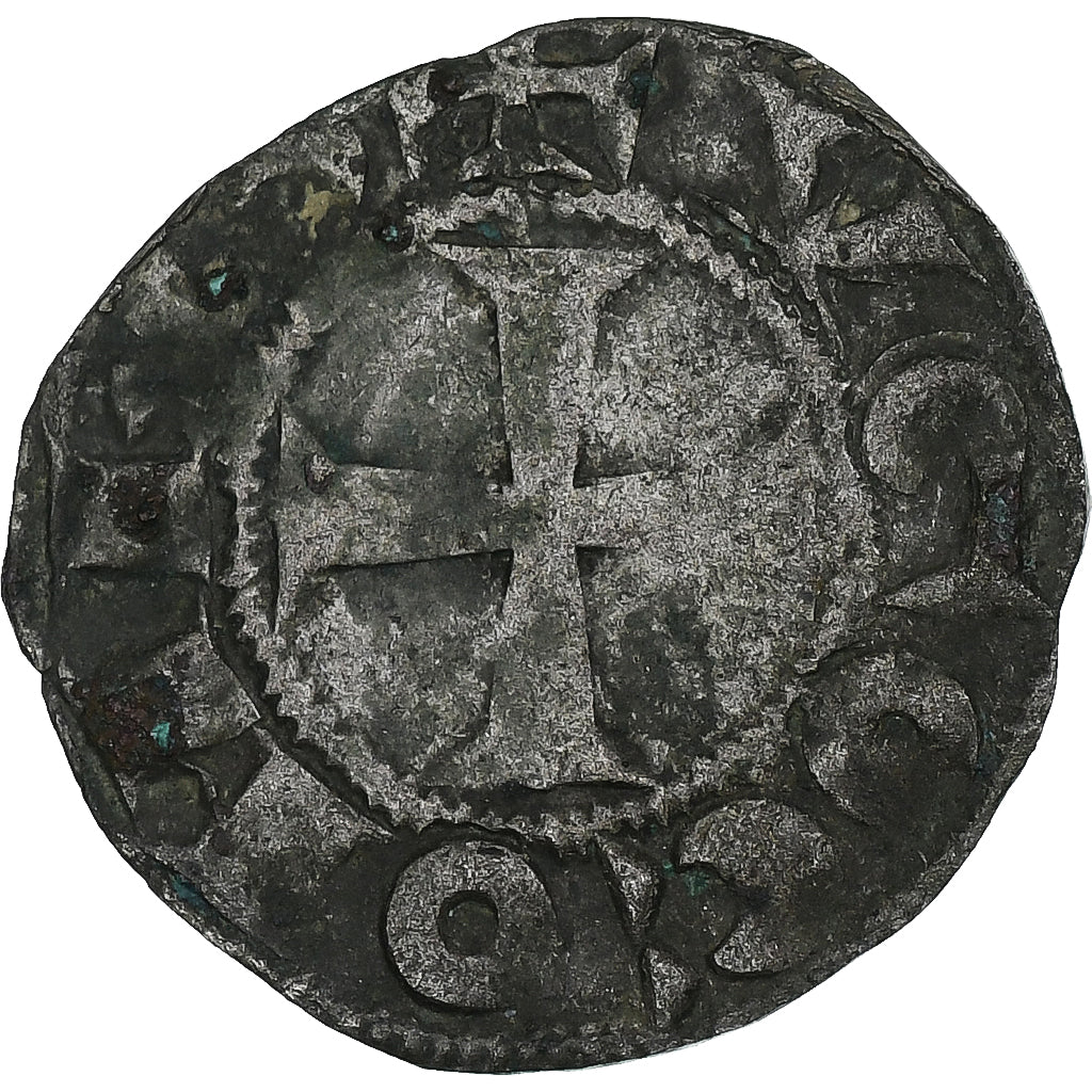 France, Comté de La Marche, Hugues X, Denier, ca. 1200-1250, Montreuil-Bonnin