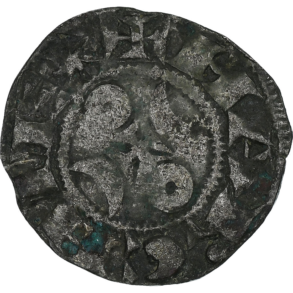 France, Comté de La Marche, Hugues X, Denier, ca. 1200-1250, Montreuil-Bonnin