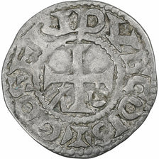France, Comté d'Anjou, Geoffroi II, Denier, ca. 1040-1060, Angers, Billon