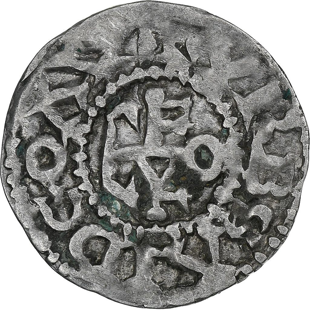 Francja, Comté d'Anjou, Geoffroi II, Denier, ca. 1040-1060, Angers, Bilon