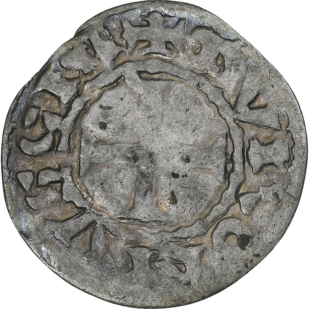 France, Touraine, Denier, ca. 1150-1200, Saint-Martin de Tours, Argent, TB+