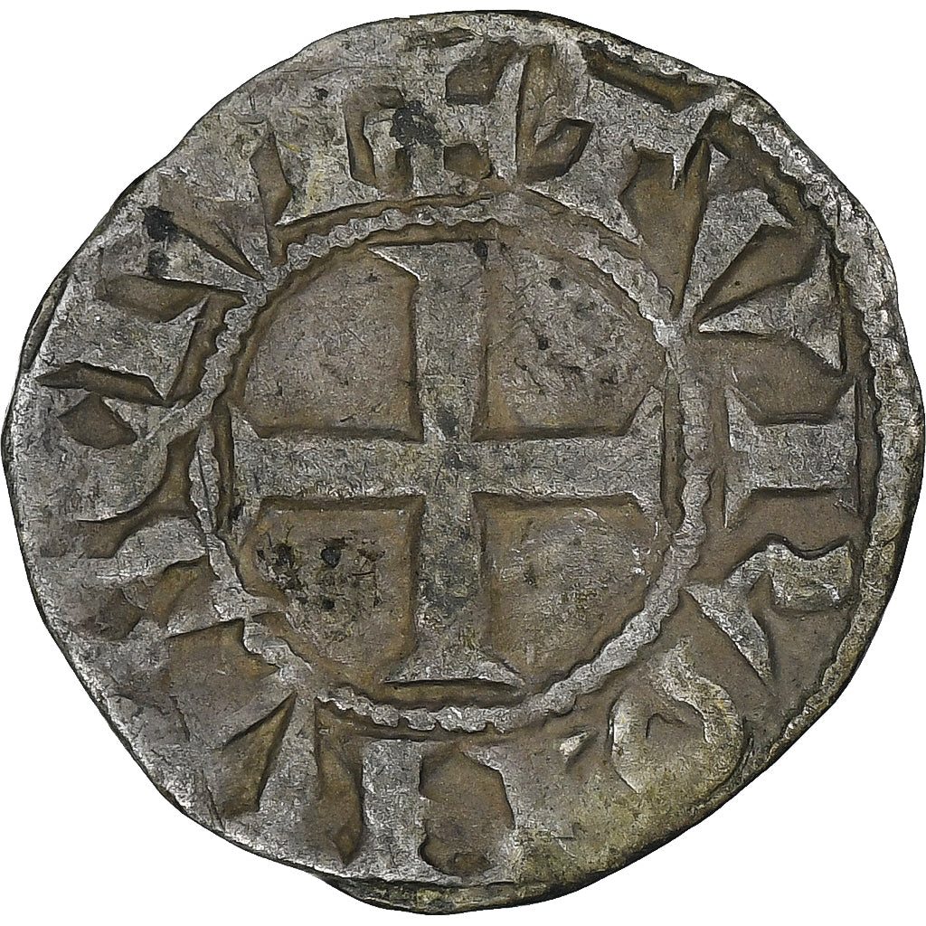 France, Touraine, Denier, ca. 1150-1200, Saint-Martin de Tours, Argent, TB+