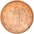Saint Marin , Euro Cent, 2004, Rome, Cuivre plaqué acier, SUP+