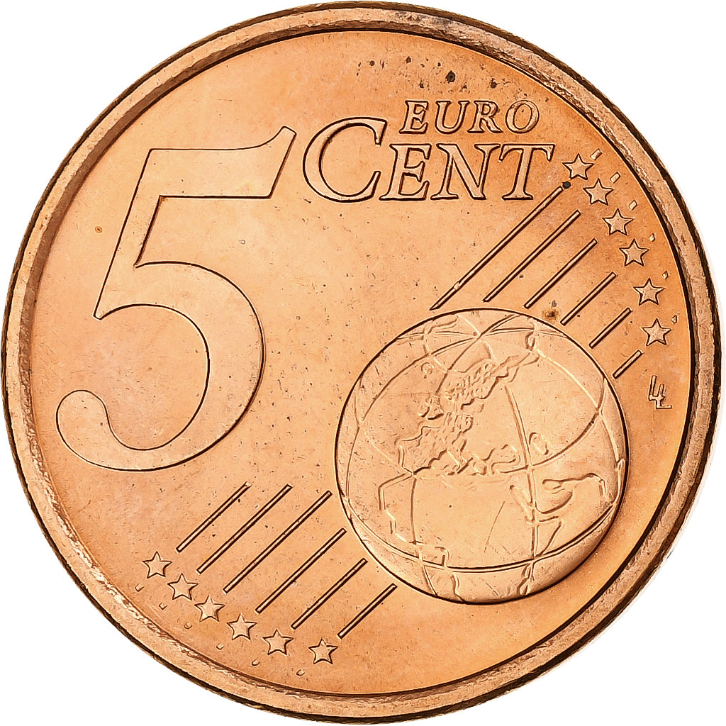 San Marino, 5 Euro Cent, 2004, Rome, Cobre chapado en acero, EBC+