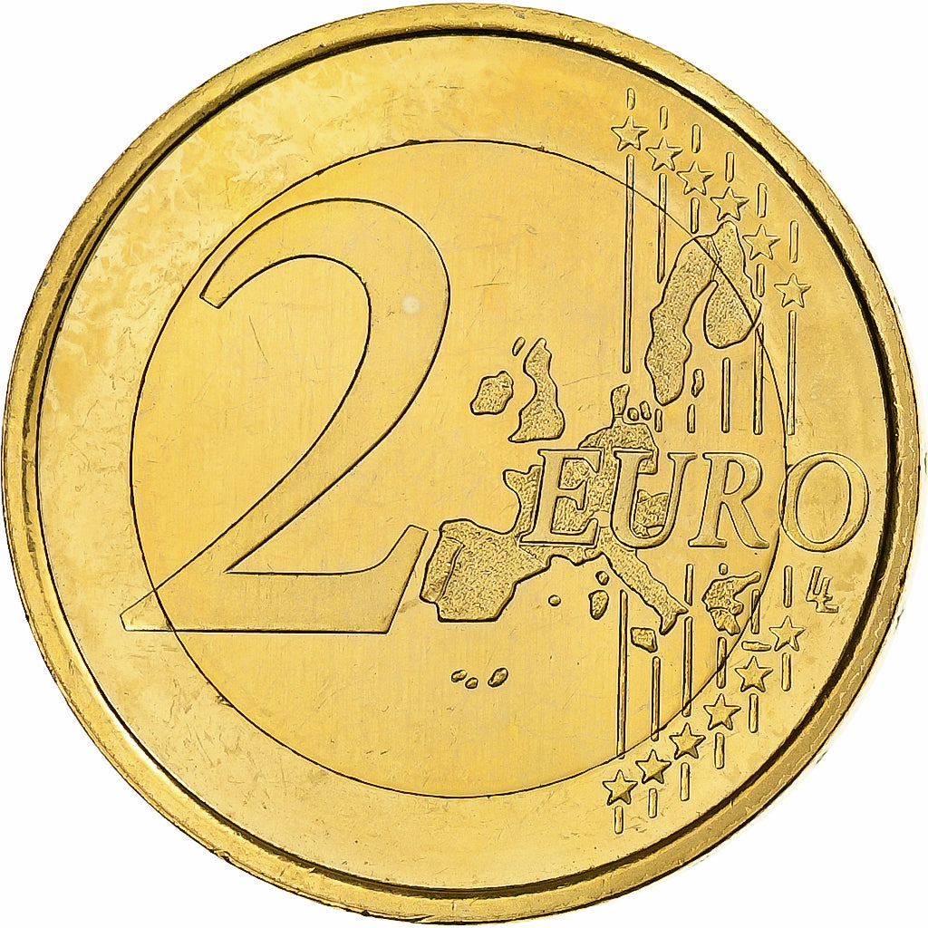 Espagne, 2 Euro, Don Quixote, gold-plated coin, 2005, Madrid, Bimétallique, SPL