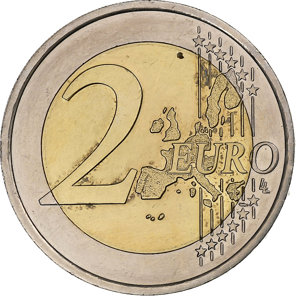 Mónaco, Rainier III, 2 Euro, 2001, Paris, Bimetálico, SC