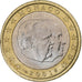 Monaco, Rainier III, Euro, 2001, Paris, Bi-Metallic, UNC-