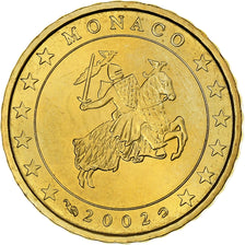 Monaco, Rainier III, 10 Euro Cent, 2002, Paris, Nordic gold, SPL