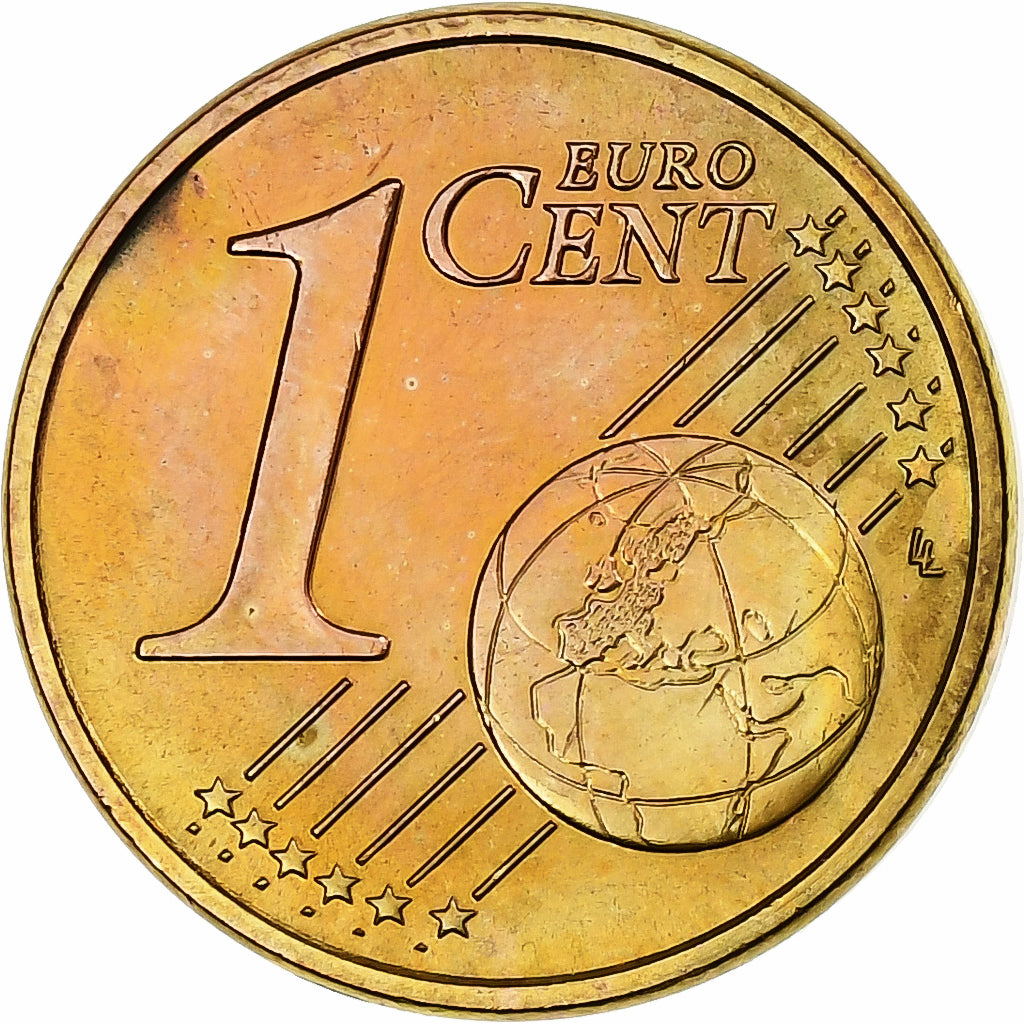 Saint Marin , Euro Cent, 2004, Rome, Cuivre plaqué acier, SPL