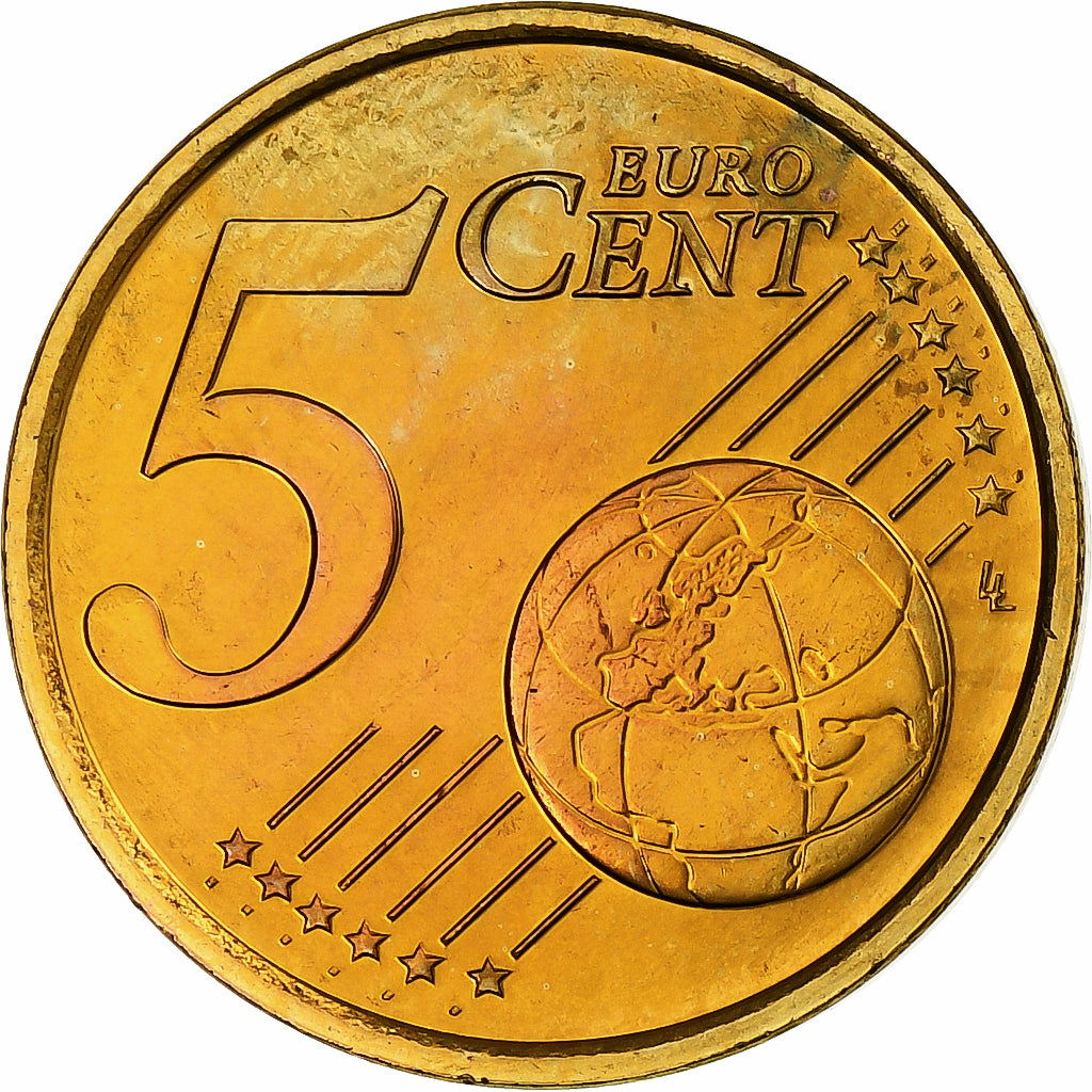 Saint Marin , 5 Euro Cent, 2004, Rome, Cuivre plaqué acier, SPL