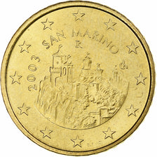 San Marino, 50 Euro Cent, 2003, Rome, Nordic gold, MS(63)